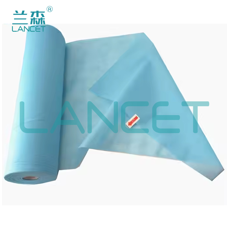 一次性床垫防尘防水美容医疗床单垫卷SPA无纺布床单十字孔检查卷无纺布卷床单卷详情3