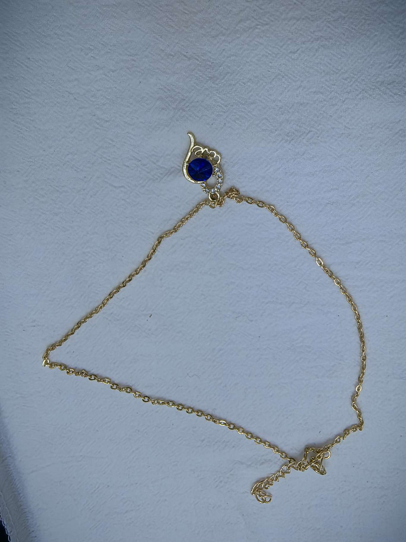 Kc金心形吊坠项链女新款轻奢小众简约高级感锁骨链时尚毛衣链配饰项链产品图