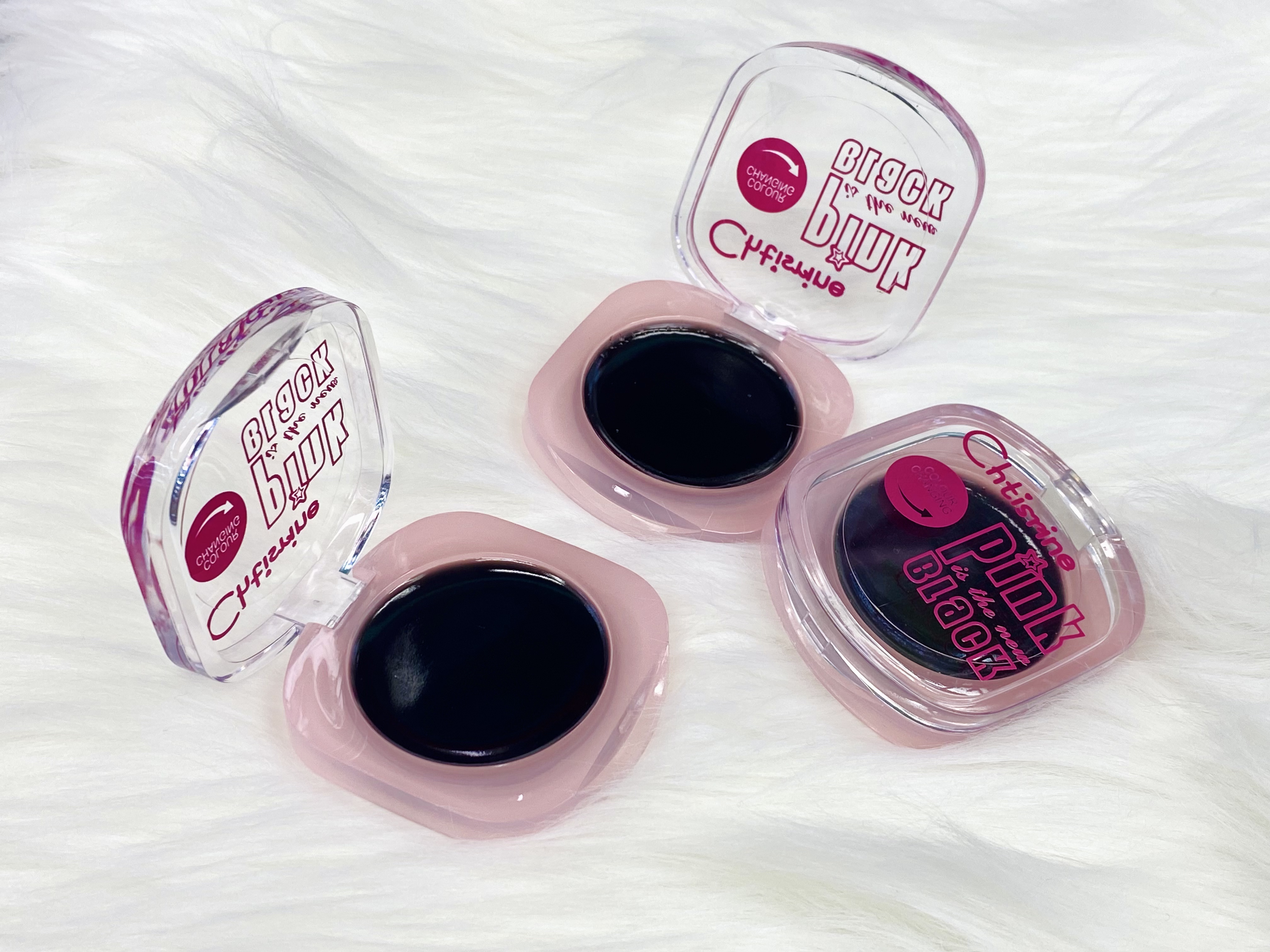 Warm Change Blush Clear Crystal Change Color Highlighter Blush Cream Black Square Round Blush blush Application Scenario