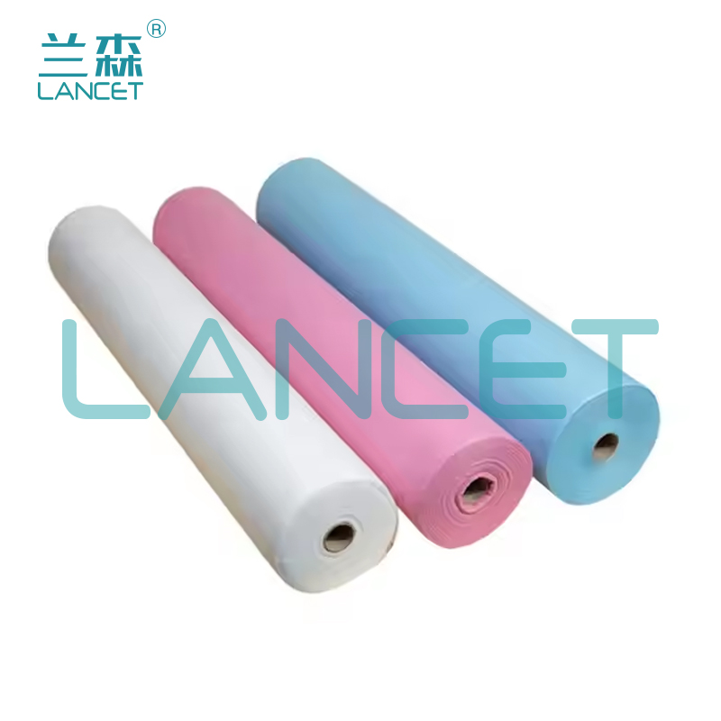 一次性床垫防尘防水美容医疗床单垫卷SPA无纺布床单十字孔检查卷无纺布卷床单卷详情2