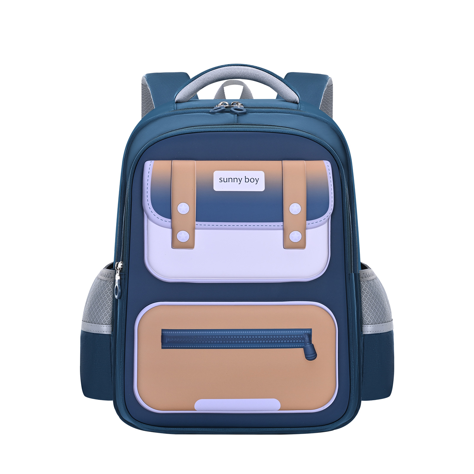 Large-tailed cat color-blocking simple classroom back-protecting and stress-relieving special schoolbag, children's lightweight, dirt-resistant, wear-resistant and breathable boys' and girls' backpacks, waterproof, tear-resistant and snail-resistant large-capacity backpacks, fashionable and trendy casual schoolbags Application Scenario