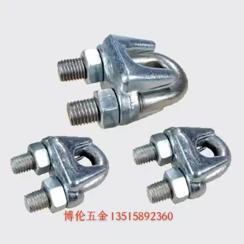 钢丝绳卡头  304卡头  U型钢丝绳卡头 detail image 10