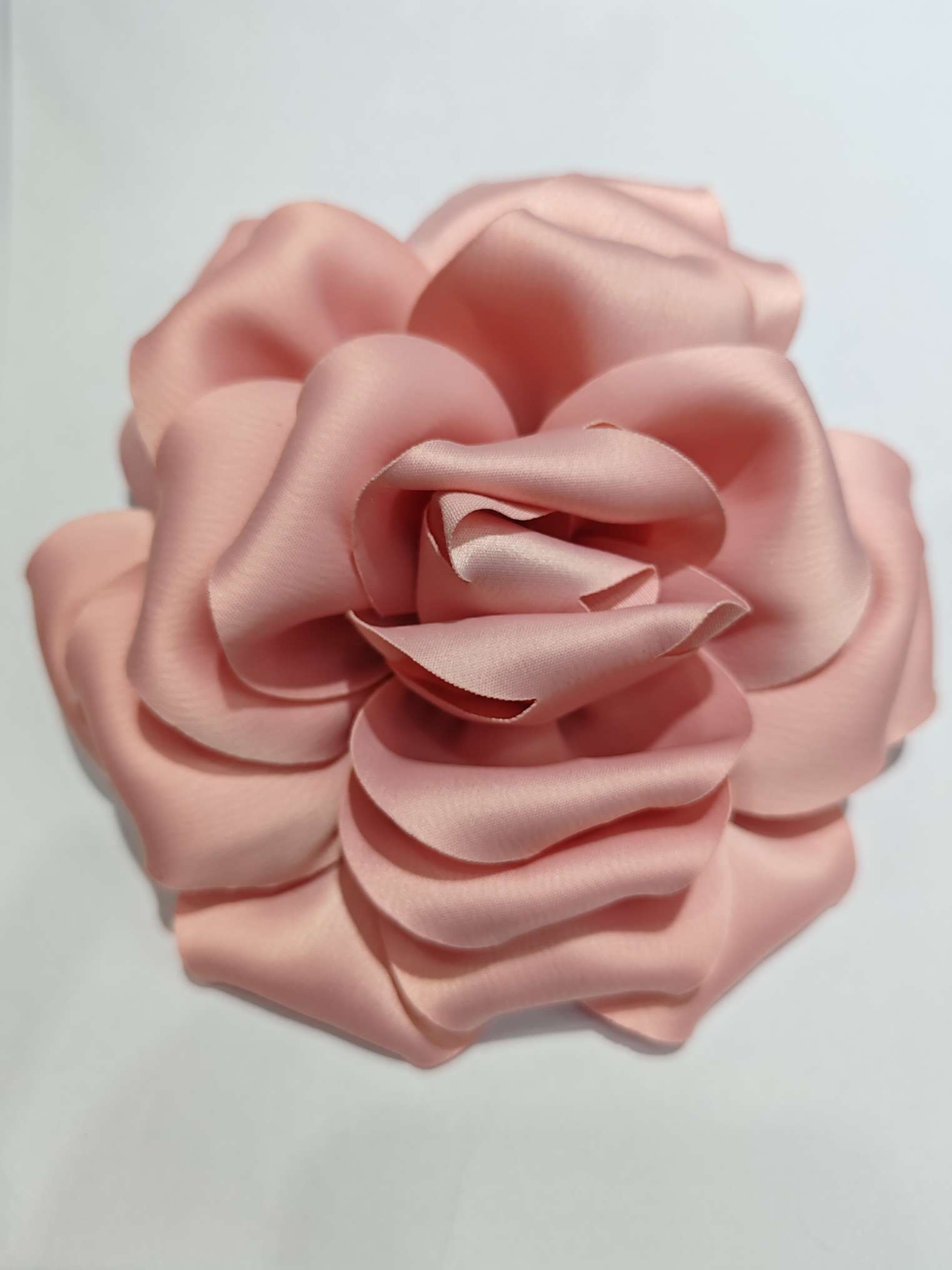 15公分法式慵懒风缎面牡丹大花朵韩国绸缎布艺手工盘花立体高级感