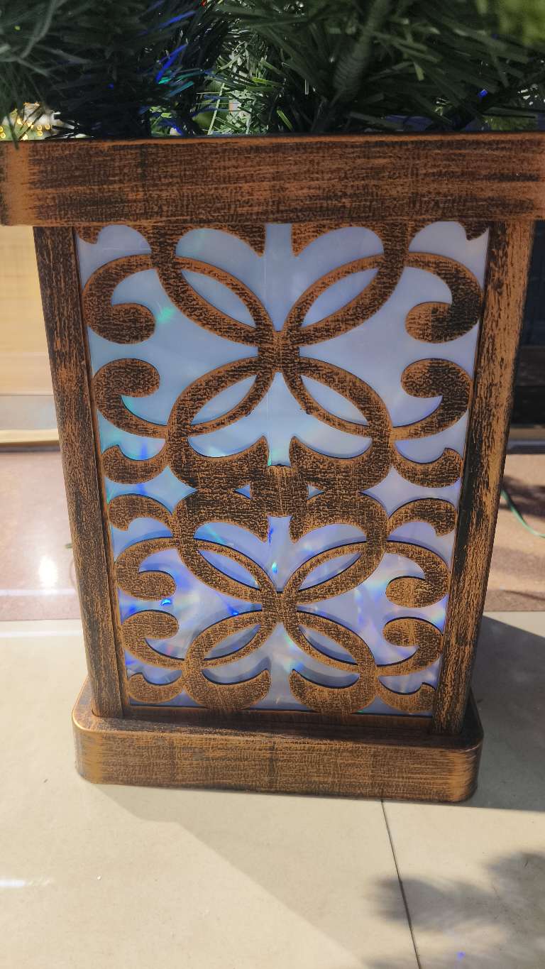 花盆仿真花仿真树工艺品圣诞树节日饰品细节图