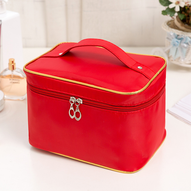 Factory direct sales of large-capacity colorant cosmetic bags, foldable storage bags, hand-held toiletry bags for wholesale and export detail image 13