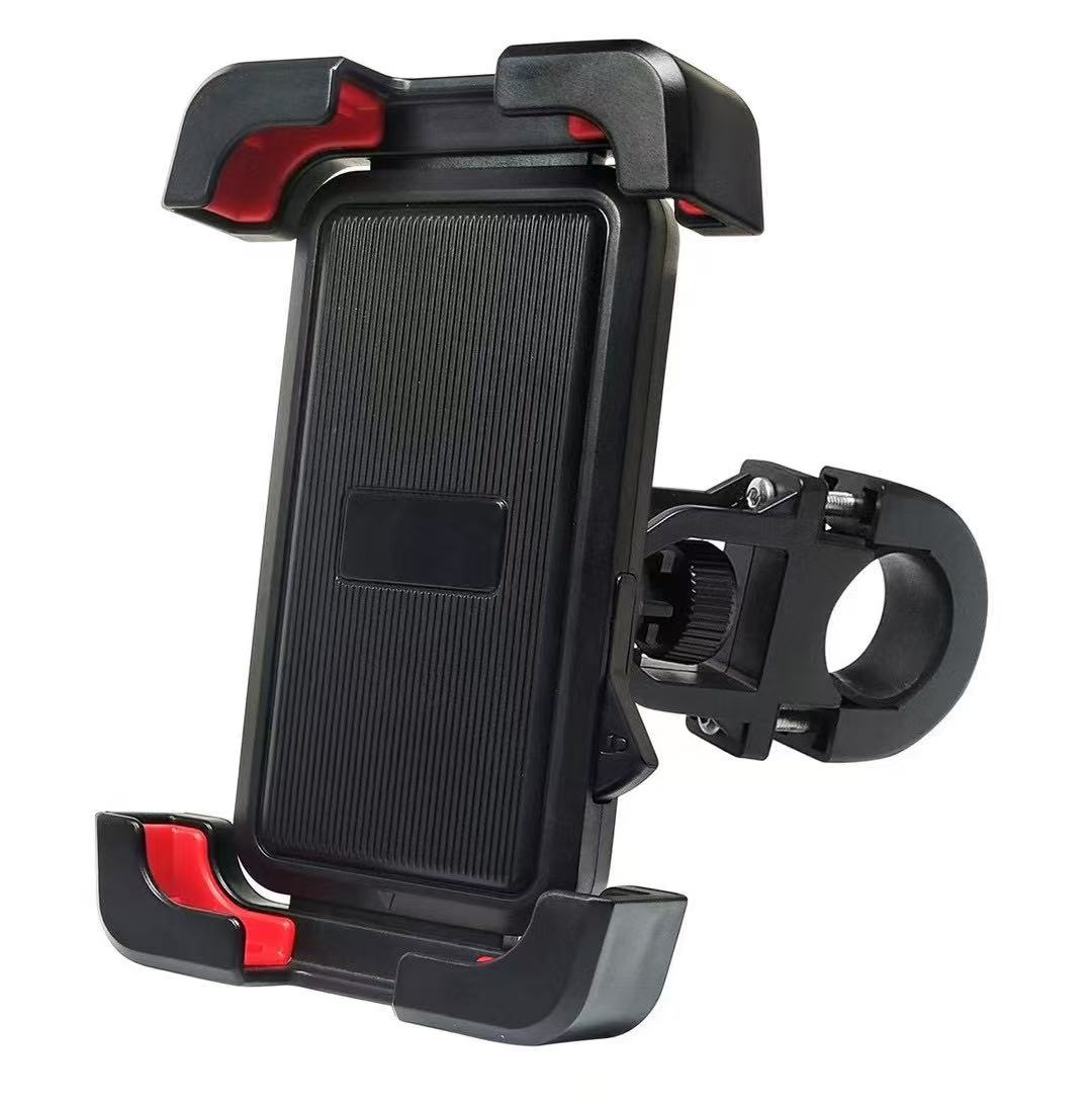 滑板电动车自行车手机架电瓶摩托车外卖骑手防震骑行导航手 机支架