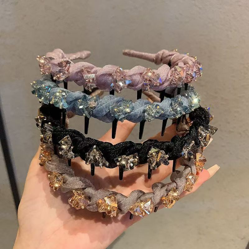 Golden leaf hair comb headwear, luminous headwear, hair tie, exquisite hair wear, elegant headwear, unique design, ladies' accessories Item Picture