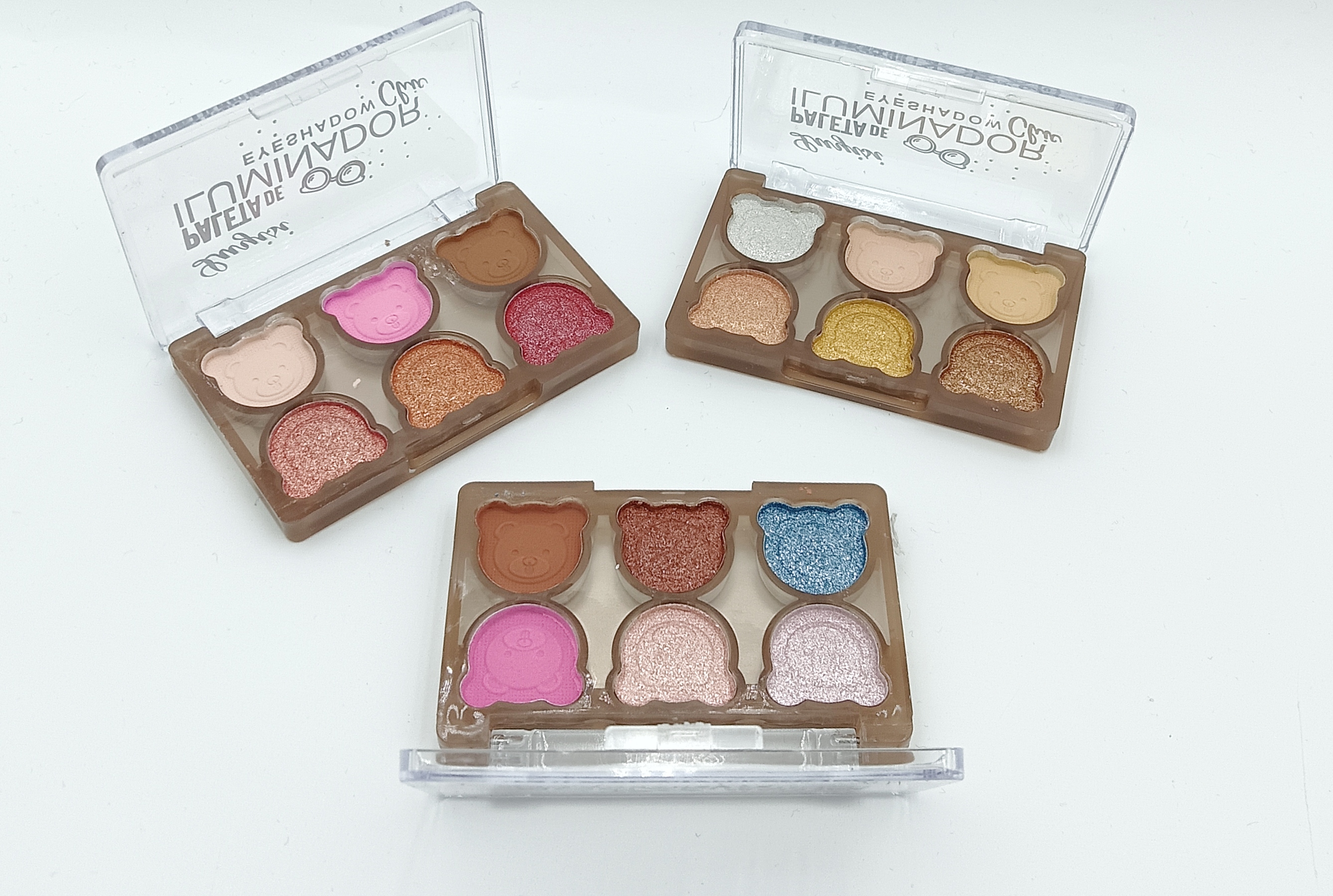 New 6 color eyeshadow tray pearl + matte integrated multi-use texture soft waxy color Item Picture