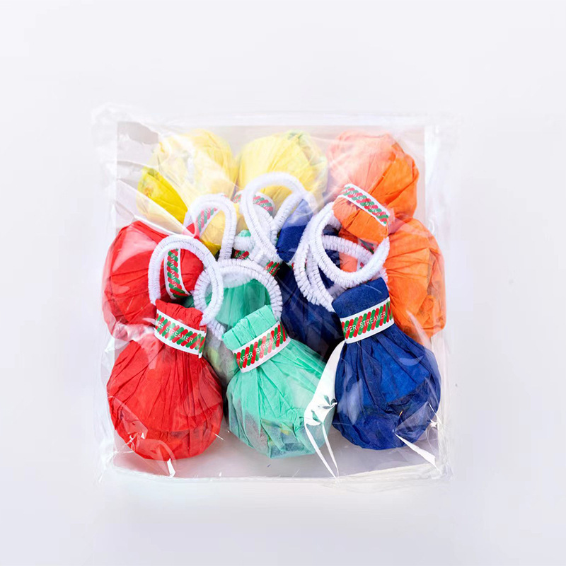 Cross-border new national flag cheering hand-thrown decorative ribbons, decorative ribbons, colorful atmosphere props, stage spider silk Application Scenario