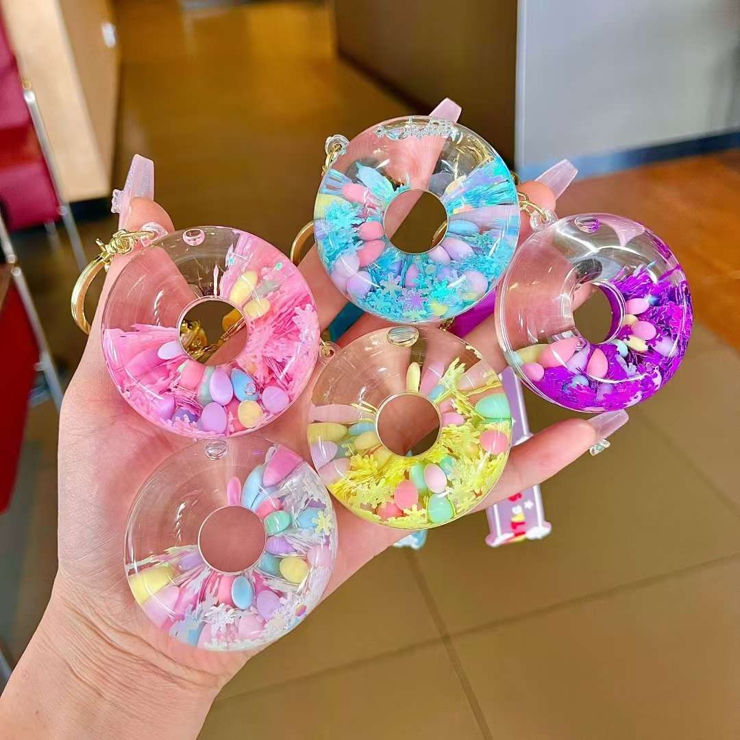 钥匙扣亚克力钥匙扣钥匙扣流沙瓶钥匙扣配件产品图