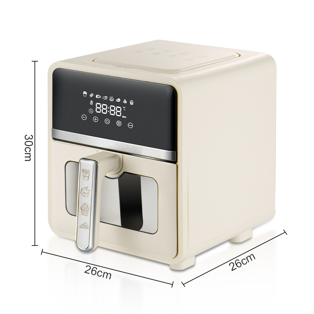 RAF European-standard cross-border 5L air fryer, a new household product, is a multi-functional smart home visual electric fryer without oil fumes Application Scenario