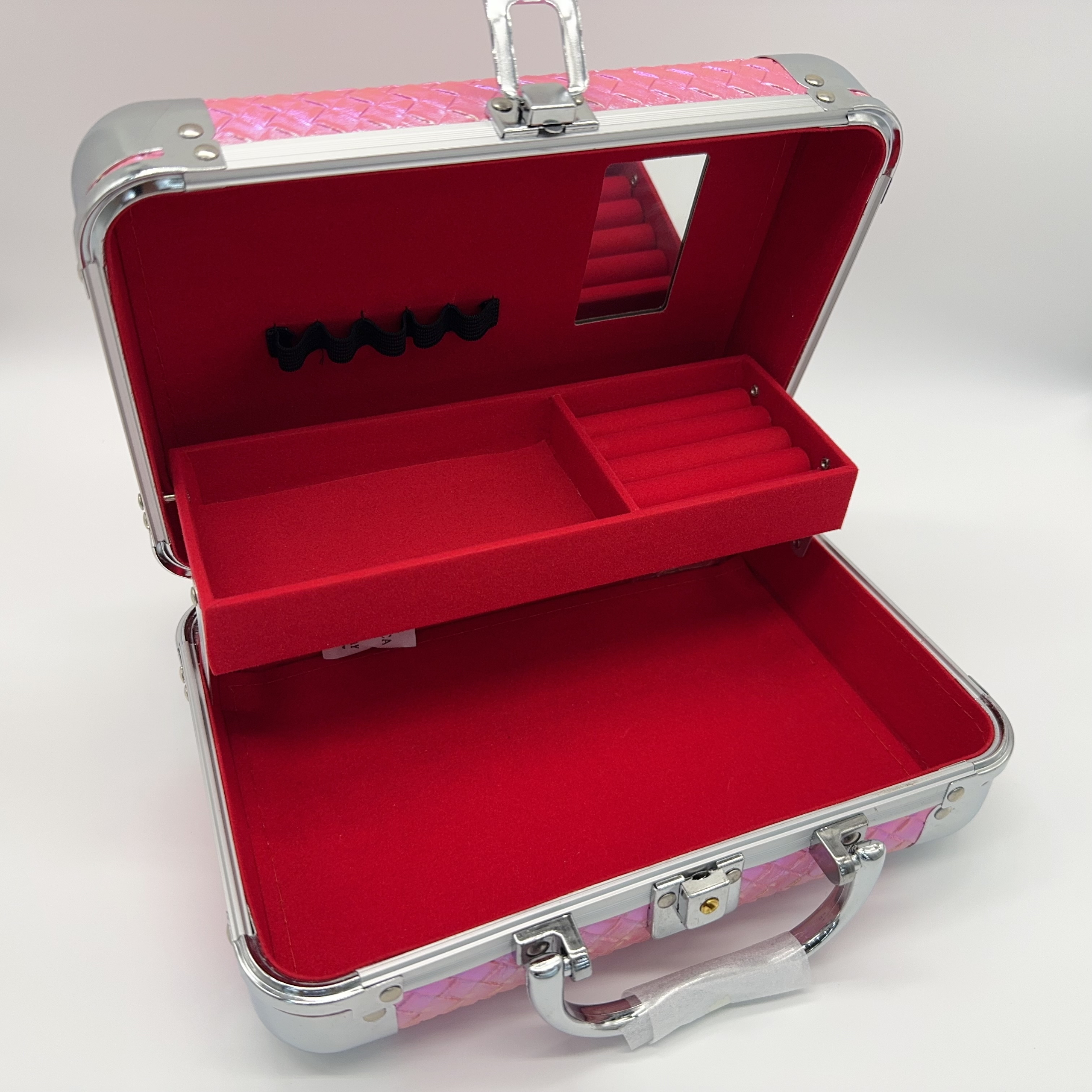 Yiwu Haohuo Huancai Laser Small evening bags, cosmetic cases, jewelry boxes and storage boxes Item Picture