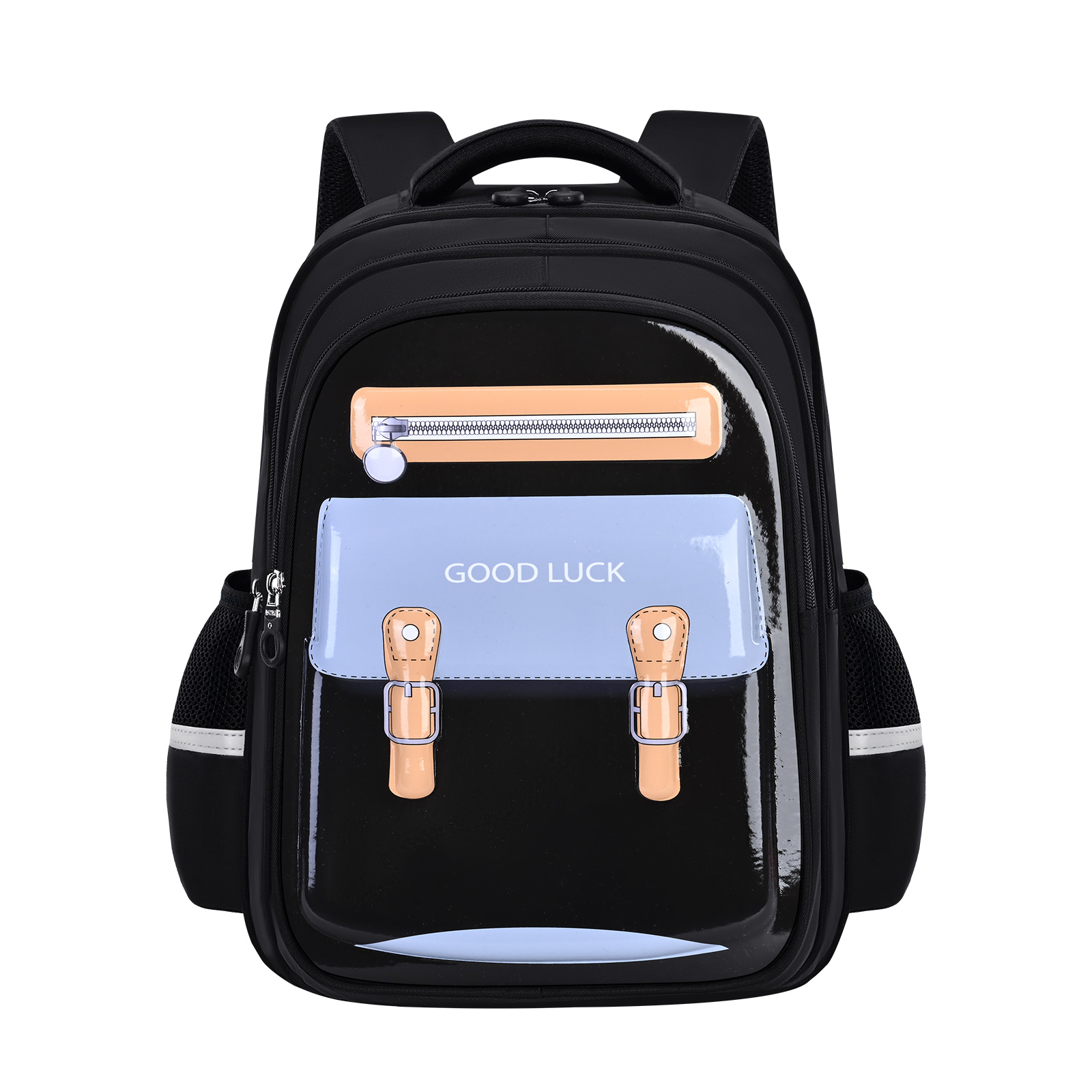 Big Tail Cat British color-blocking Series college style backpacks, large-capacity classroom classified storage backpacks, classroom back-protecting pressure-relieving backpacks, waterproof, tear-resistant, wear-resistant and dirt-resistant backpacks pic 6