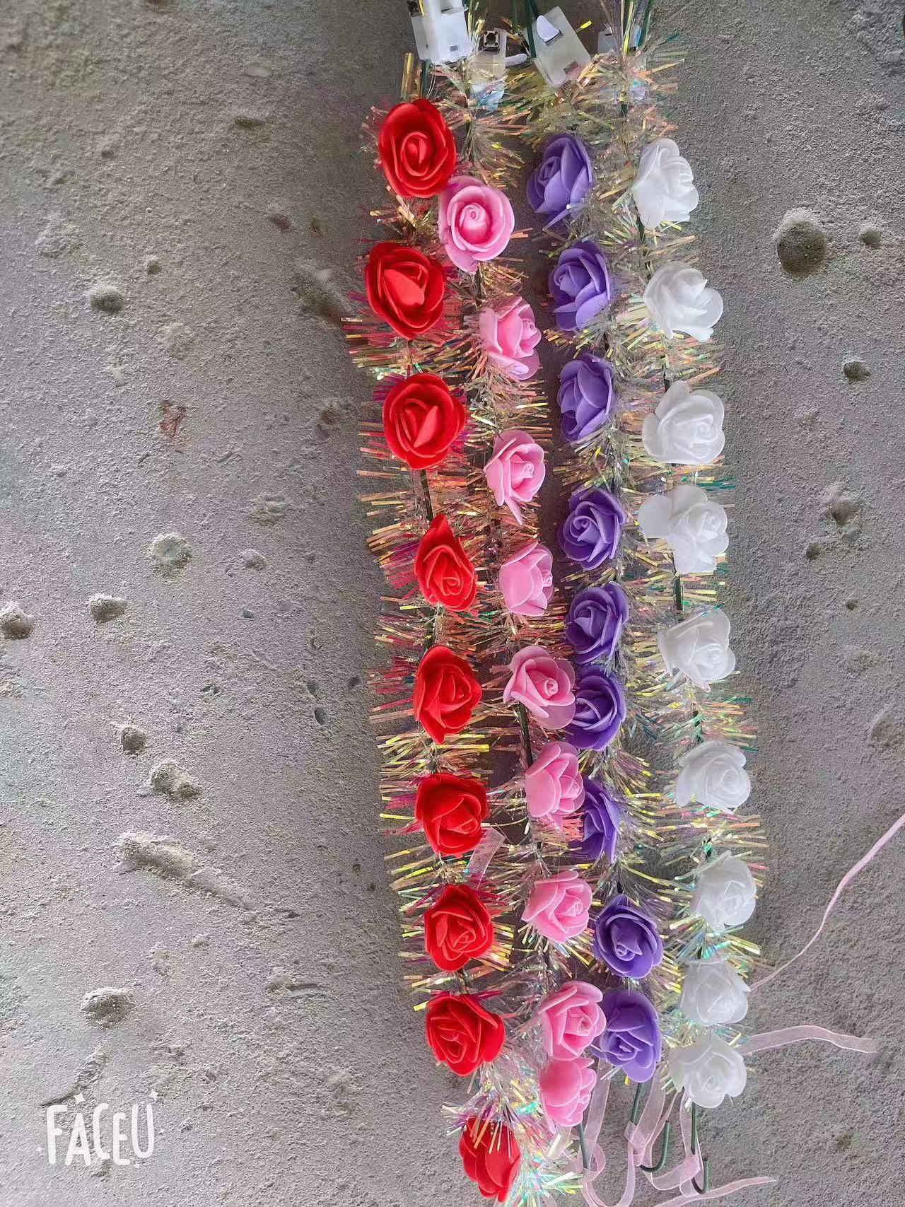 纱布蝴蝶结头扣发光玩具发光头扣详情25