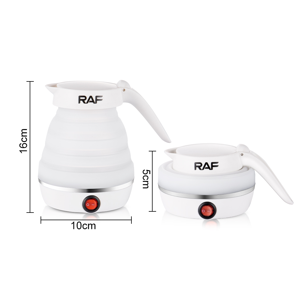 RAF European standard silicone folding electric kettle, travel kettle, folding electric kettle, household electric kettle, boiling kettle Specification image