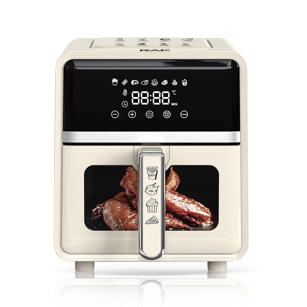 RAF European-standard cross-border 5L air fryer, a new household product, is a multi-functional smart home visual electric fryer without oil fumes Item Picture