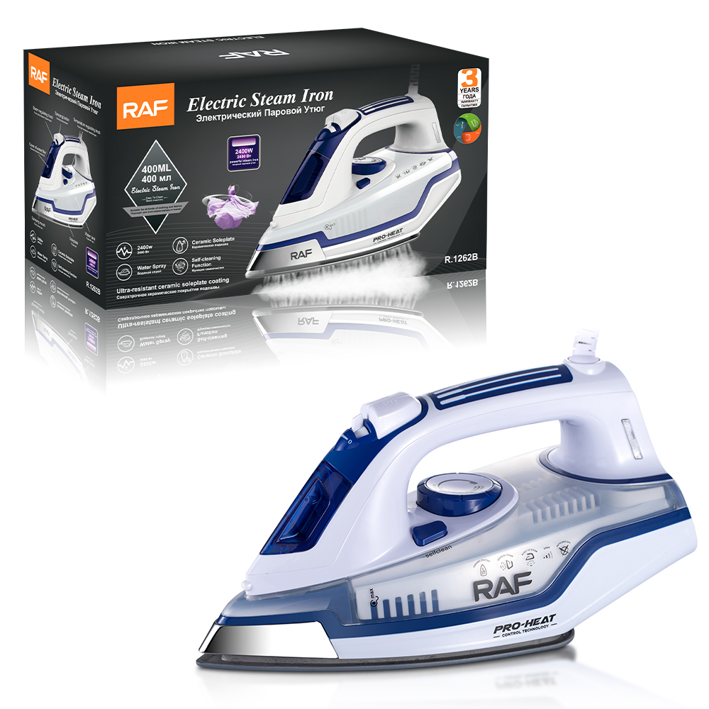 RAF European standard English plug household ceramic steam iron, home and hotel supplies, electric iron, iron Specification image