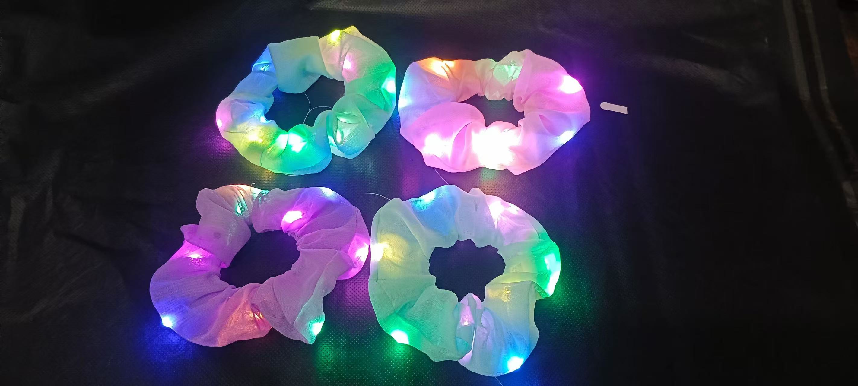 纱布蝴蝶结头扣发光玩具发光头扣详情29