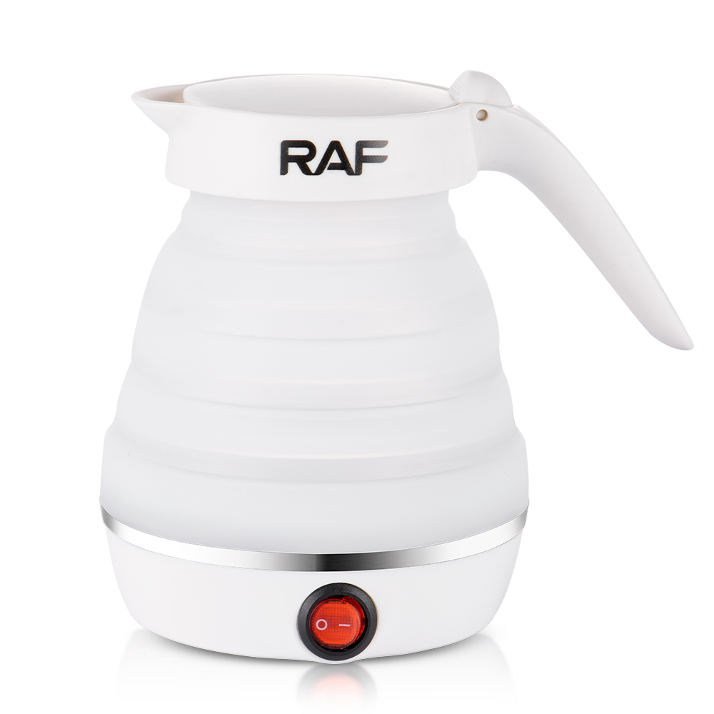 RAF European standard silicone folding electric kettle, travel kettle, folding electric kettle, household electric kettle, boiling kettle Item Picture