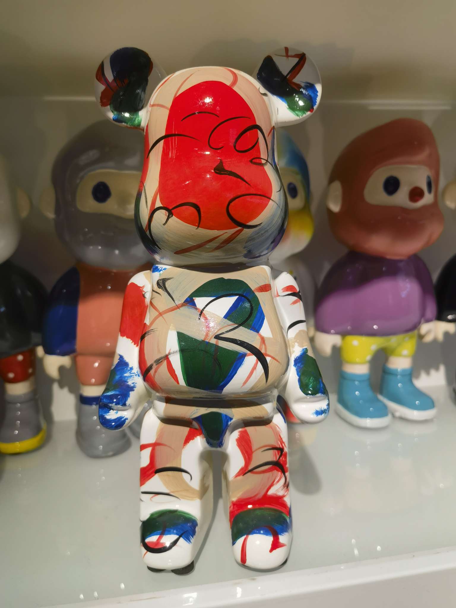 玩具/钥匙扣/玩偶/假发/毛绒白底实物图