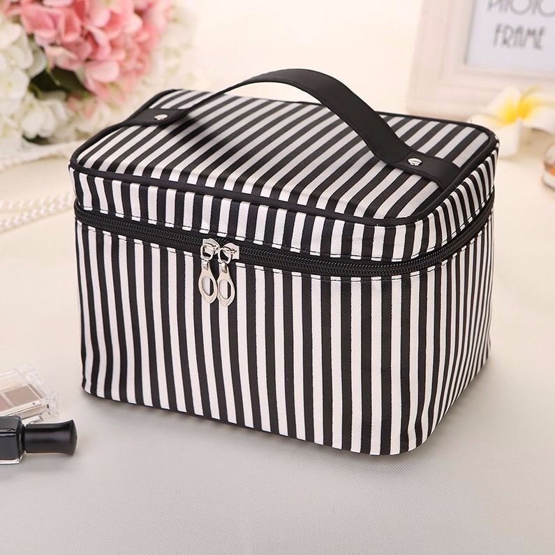 Factory direct sales of large-capacity colorant cosmetic bags, foldable storage bags, hand-held toiletry bags for wholesale and export detail image 9