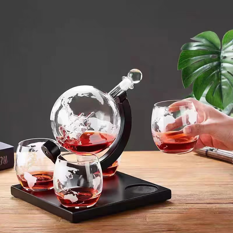异形酒杯威士忌酒杯酒具套装 醒酒器红酒白酒洋酒玻璃杯玻璃壶套装酒杯酒具玻璃酒杯威士忌详情图3