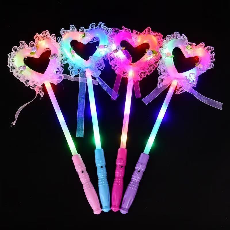 纱布蝴蝶结头扣发光玩具发光头扣详情6