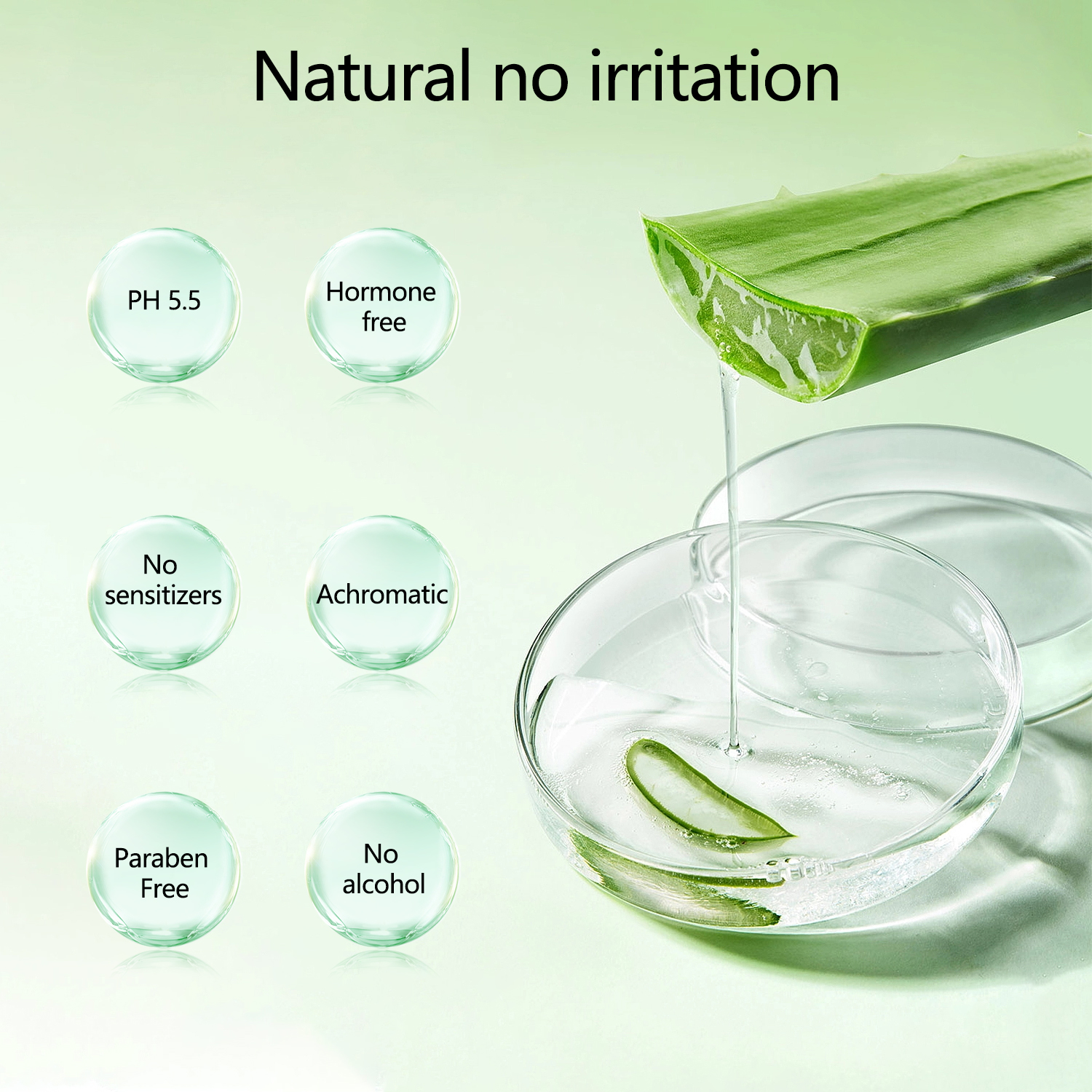 (Foreign Trade) Vshell 99% Aloe Vera Ingredients - Soothing Aloe Vera Gel 300Ml Application Scenario