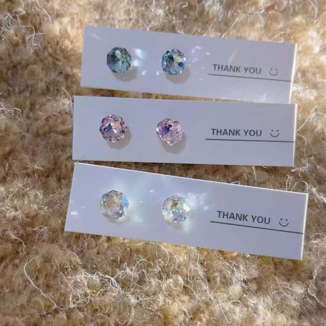 Octagonal rose diamonds of 6, suitable for stud necklaces, pendants, rings, jewelry accessories, stud accessories and jewelry detail image 4