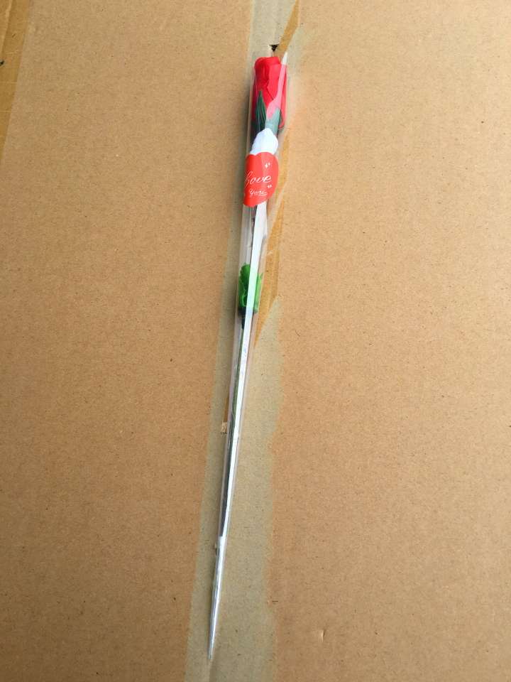 仿真花仿真玫瑰情人节热销单只小熊玫瑰花假花仿真花详情图4