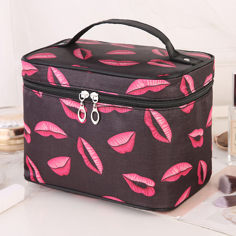 Factory direct sales of large-capacity colorant cosmetic bags, foldable storage bags, hand-held toiletry bags for wholesale and export Application Scenario