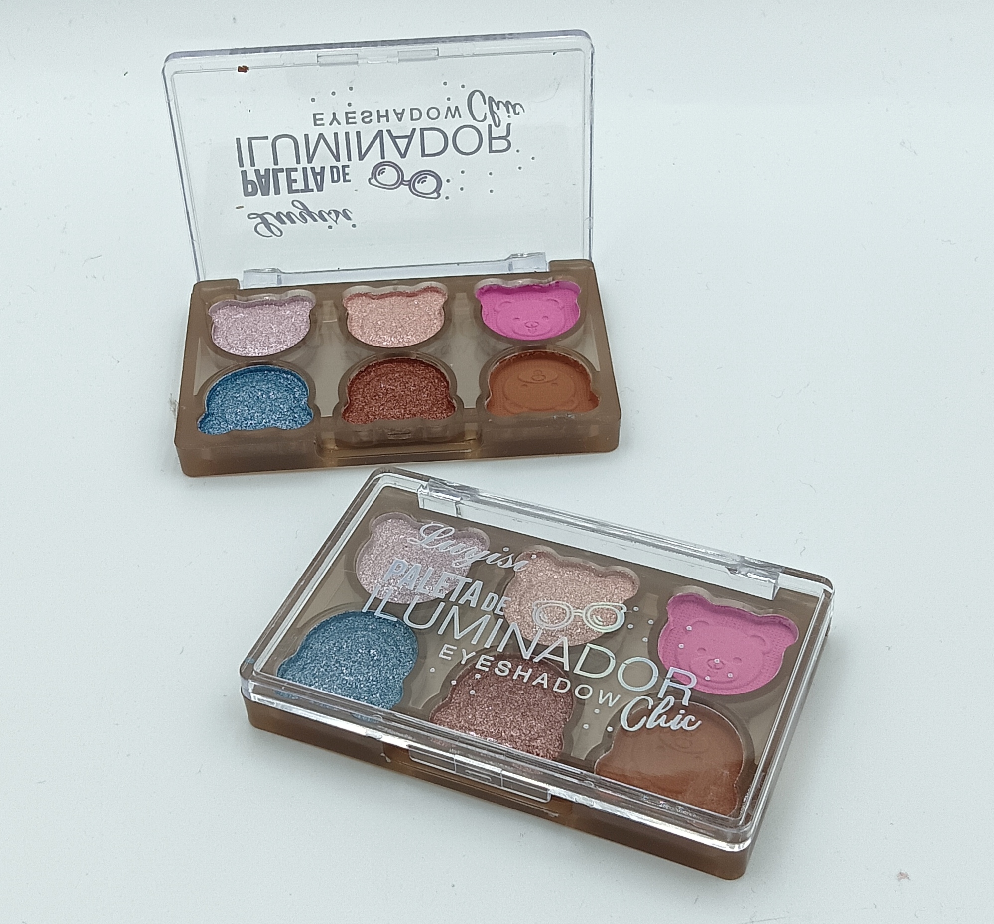 New 6 color eyeshadow tray pearl + matte integrated multi-use texture soft waxy color details Picture