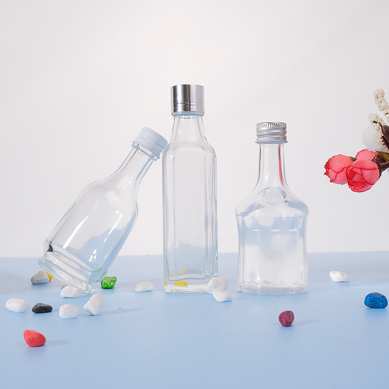 批发小酒瓶空瓶diy透明加厚玻璃50ml自酿洋酒葡萄酒白酒分装酒瓶详情图3