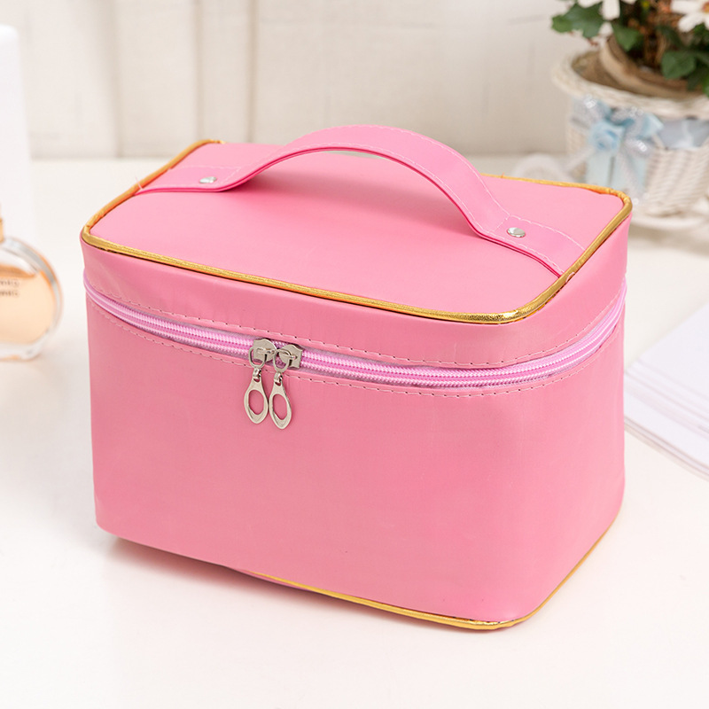 Factory direct sales of large-capacity colorant cosmetic bags, foldable storage bags, hand-held toiletry bags for wholesale and export detail image 3