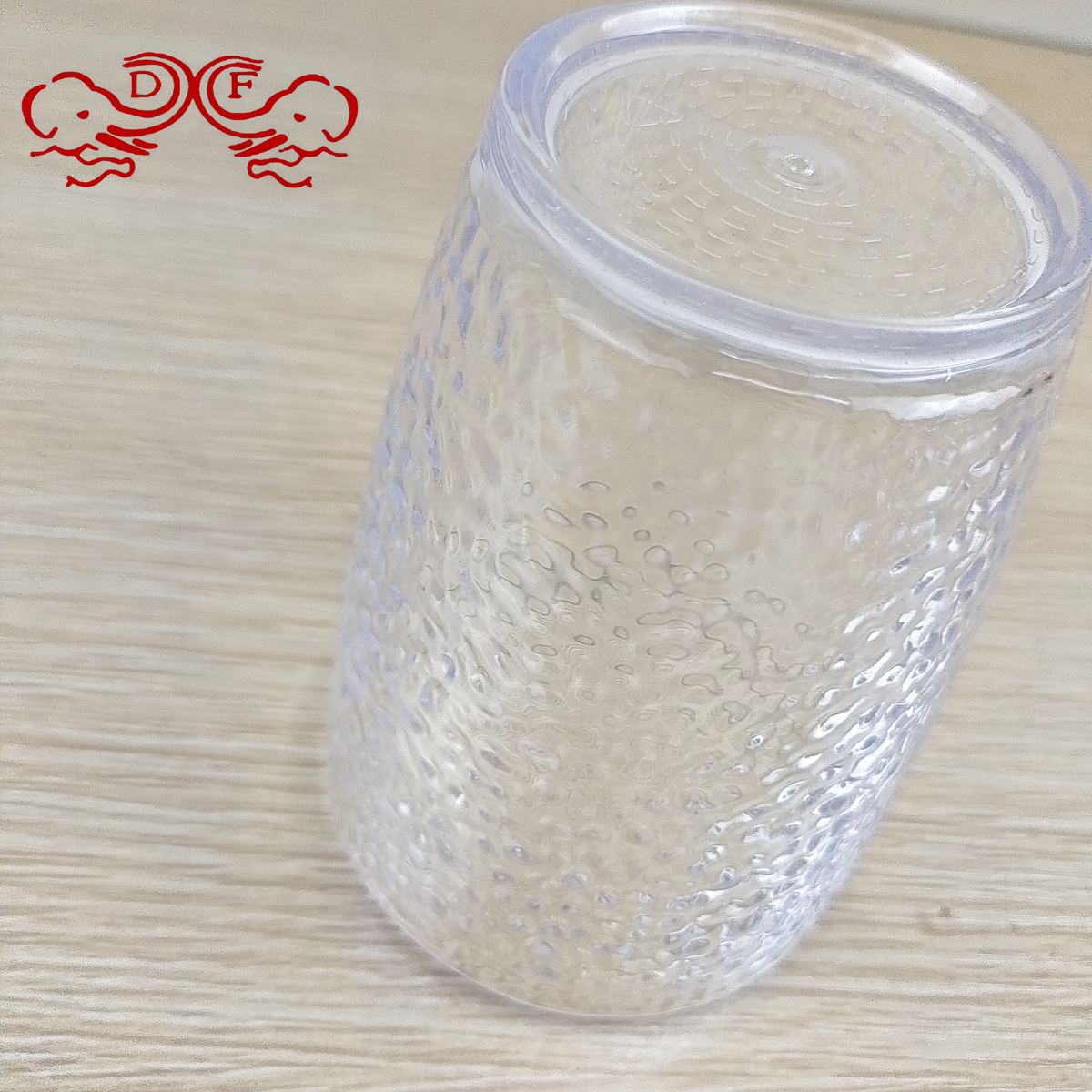 DF99338 acrylic cup, plastic beer mug, restaurant tea cup, high-temperature resistant water cup, anti-drop frosted cup, DF TRADINGHOUSE Item Picture