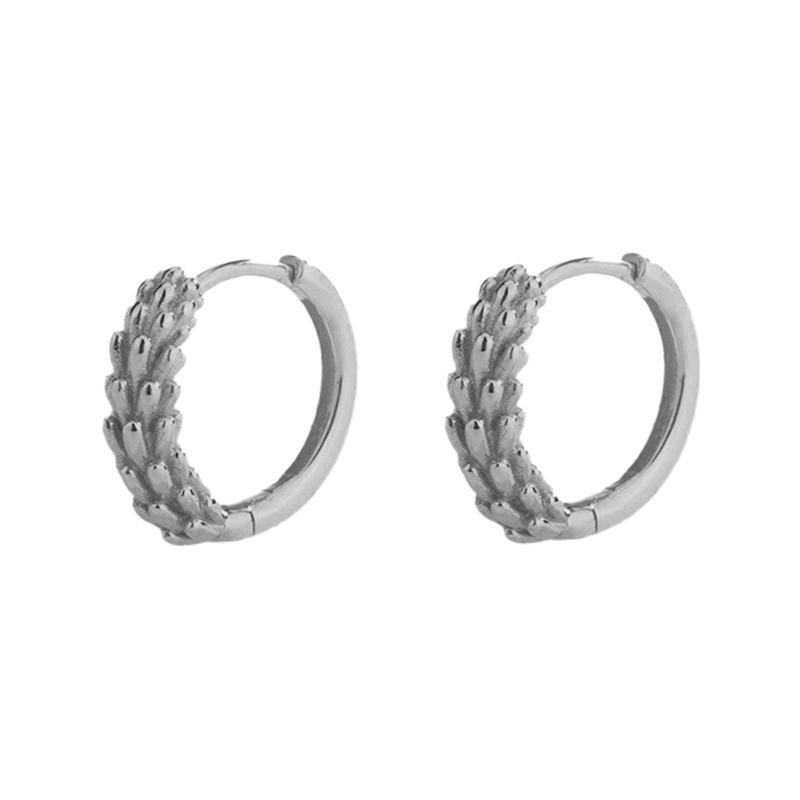 Fresh and fashionable, versatile wheat ear rings, women's design sense, creative arc-shaped earrings, personalized new earrings, wholesale in stock, one-piece consignment Application Scenario