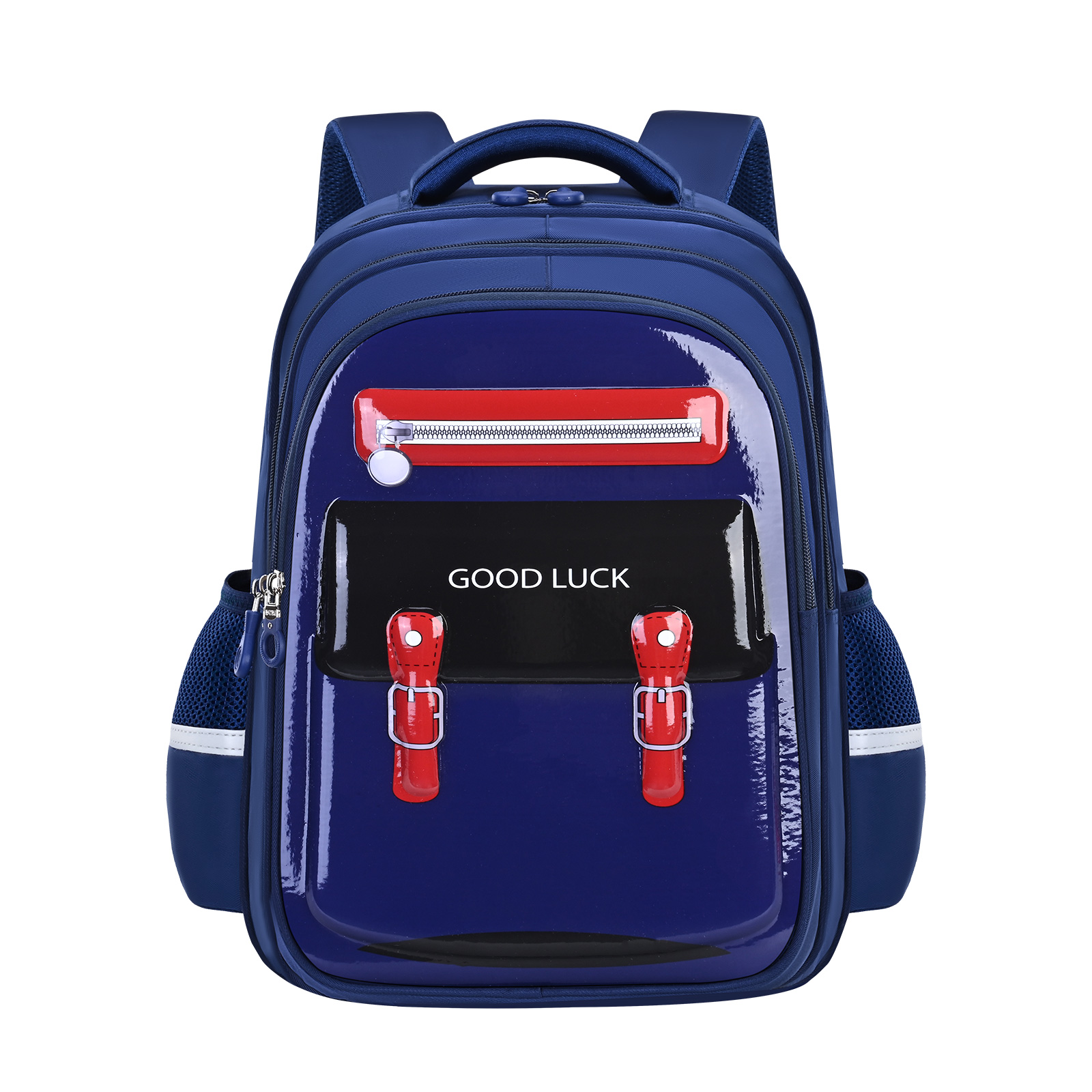 Big Tail Cat British color-blocking Series college style backpacks, large-capacity classroom classified storage backpacks, classroom back-protecting pressure-relieving backpacks, waterproof, tear-resistant, wear-resistant and dirt-resistant backpacks pic 4