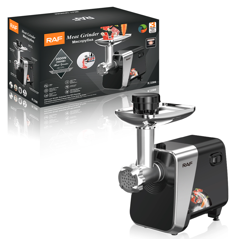 RAF European standard household small electric countertop complementary food minced meat, sausage, meat grinder, food processing machinery details Picture