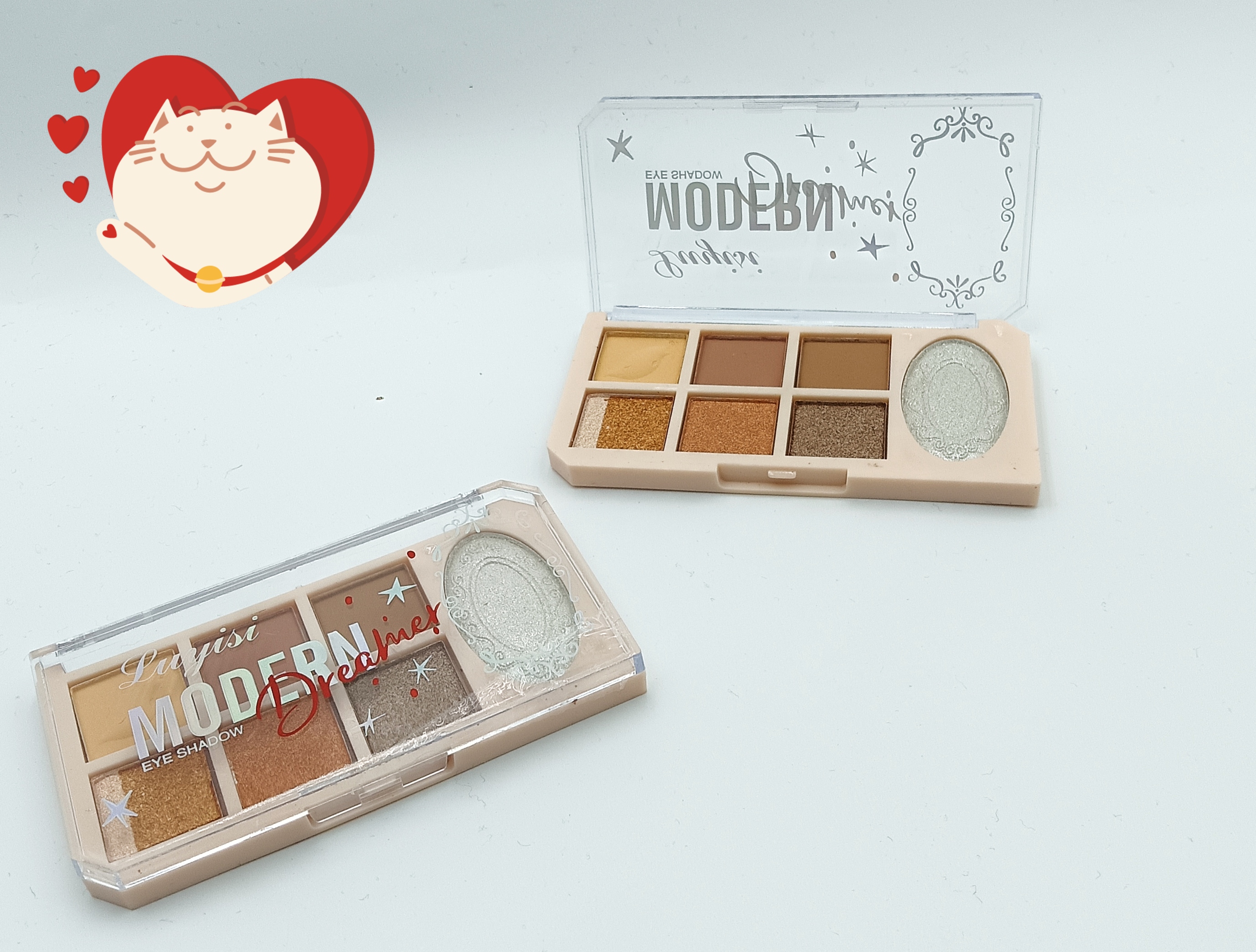 The new earth color highlight eyeshadow natural exquisite plain face essential powder delicate natural details Picture