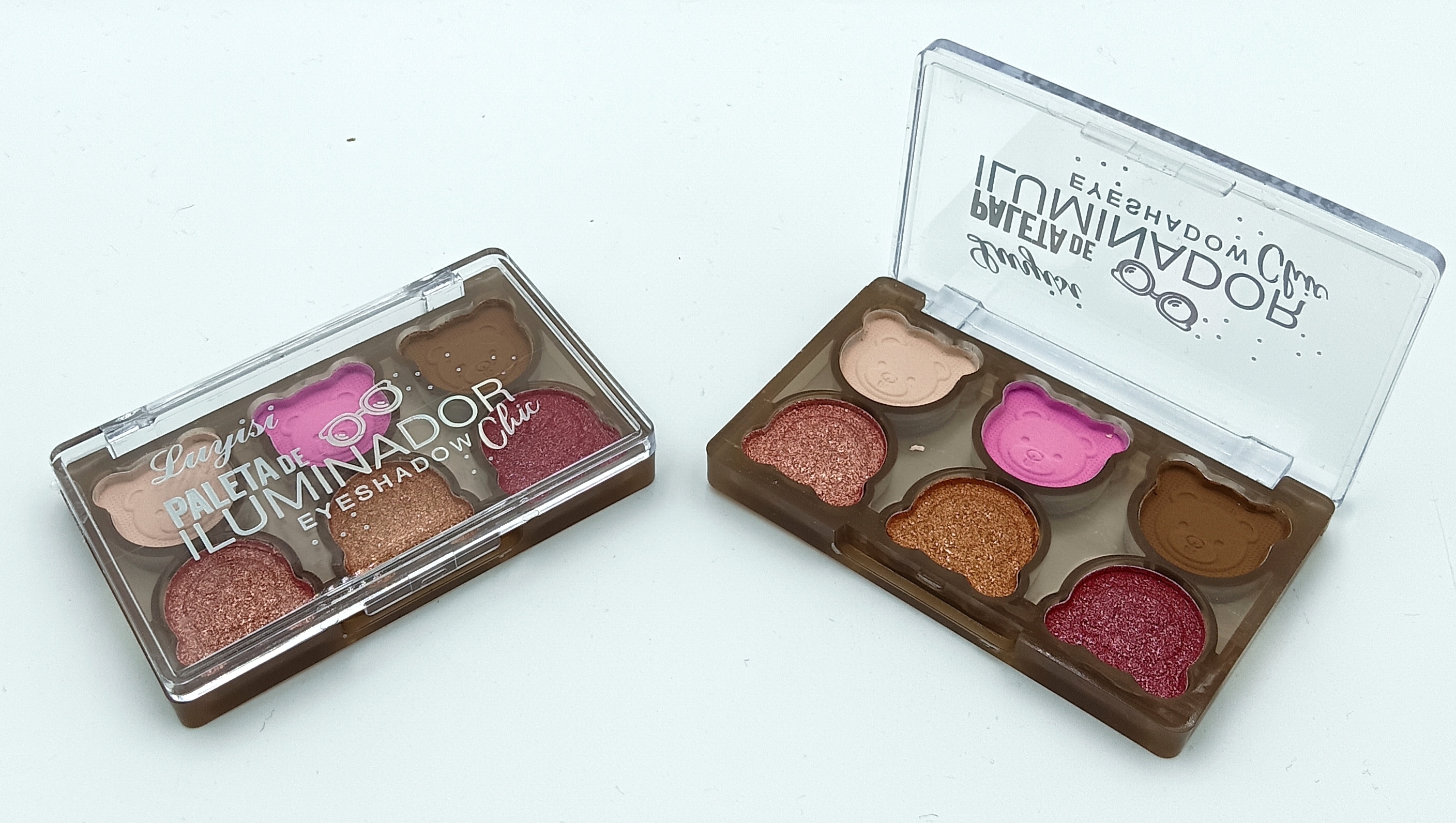 New 6 color eyeshadow tray pearl + matte integrated multi-use texture soft waxy color Specification drawing