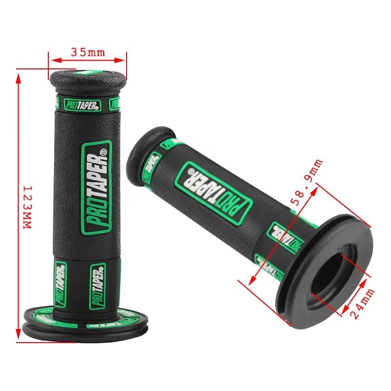 Motorcycle Universal PRO handlebar rubber non-slip SUV grip Universal Cycling rubber handlebar cover Specification drawing