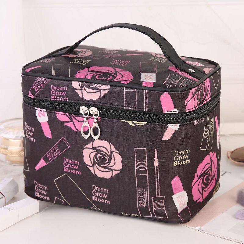 Factory direct sales of large-capacity colorant cosmetic bags, foldable storage bags, hand-held toiletry bags for wholesale and export