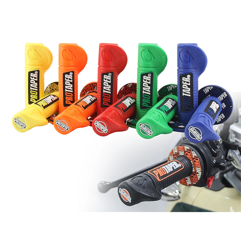 通用摩托车手把套新款 pro带助力手把胶越野车防滑油门转把手把胶