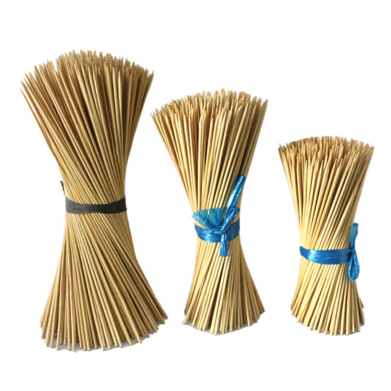 Special bamboo skewers for barbecue forks 30*3.0 Barbecue skewers are durable and not easy to break. Barbecue skewers are essential items for barbecuing. Direct sales from the manufacturer of Xinwang brand barbecue skewers Specification image