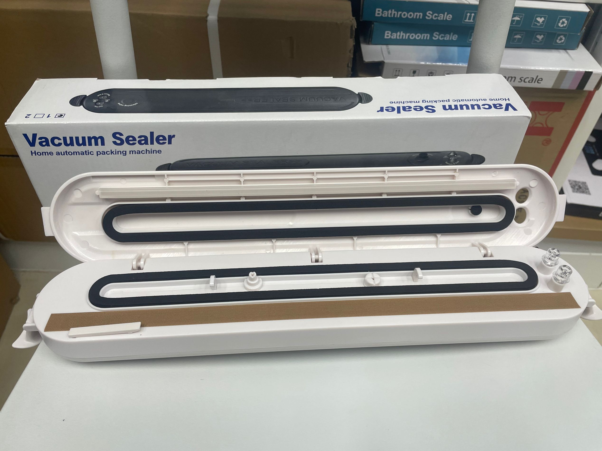 Vacuum sealing machine, household fully automatic plastic sealing machine, food packaging machine, snack sealing, small tools, small preservation machine for preservation Specification image