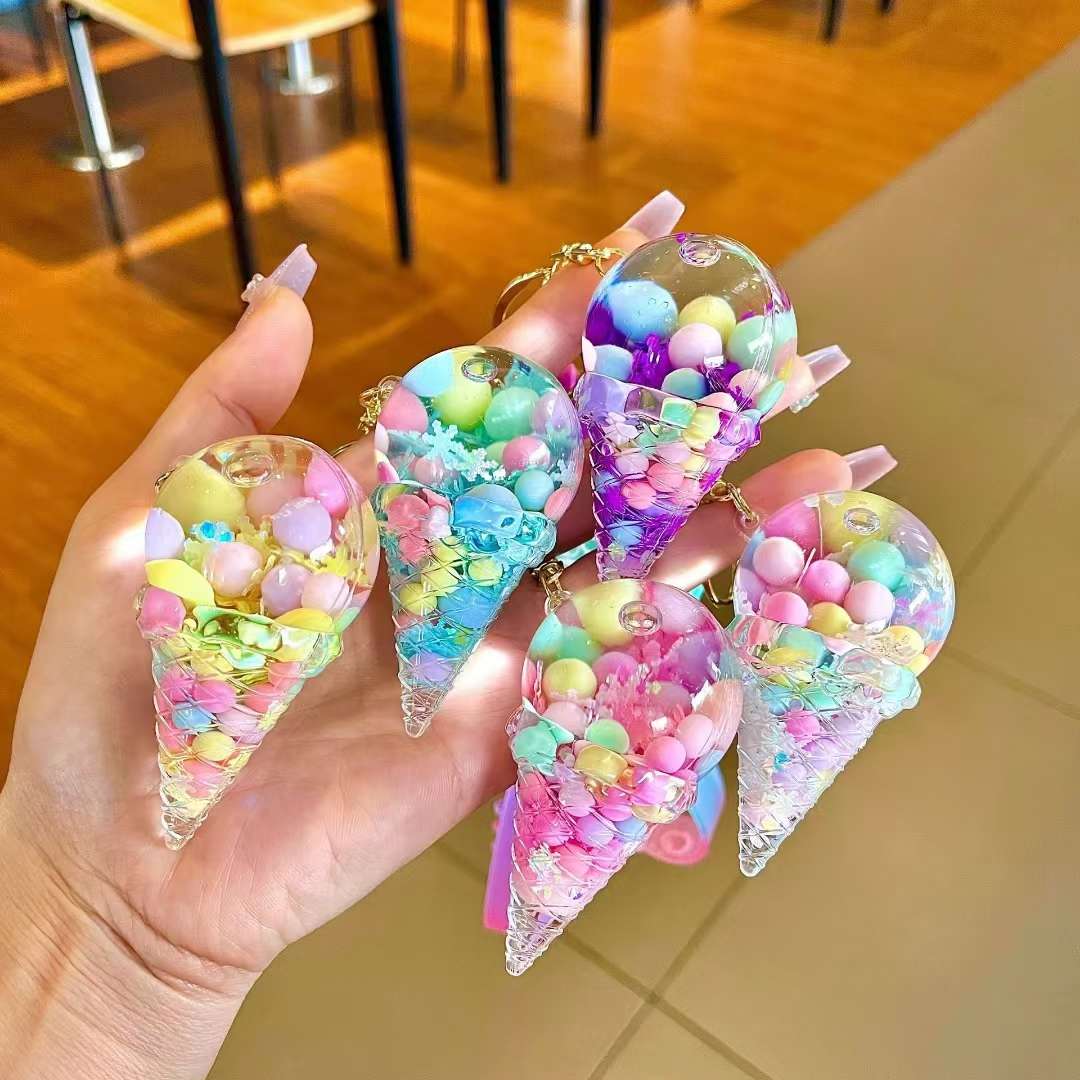 钥匙扣亚克力钥匙扣钥匙扣流沙瓶钥匙扣配件详情图2