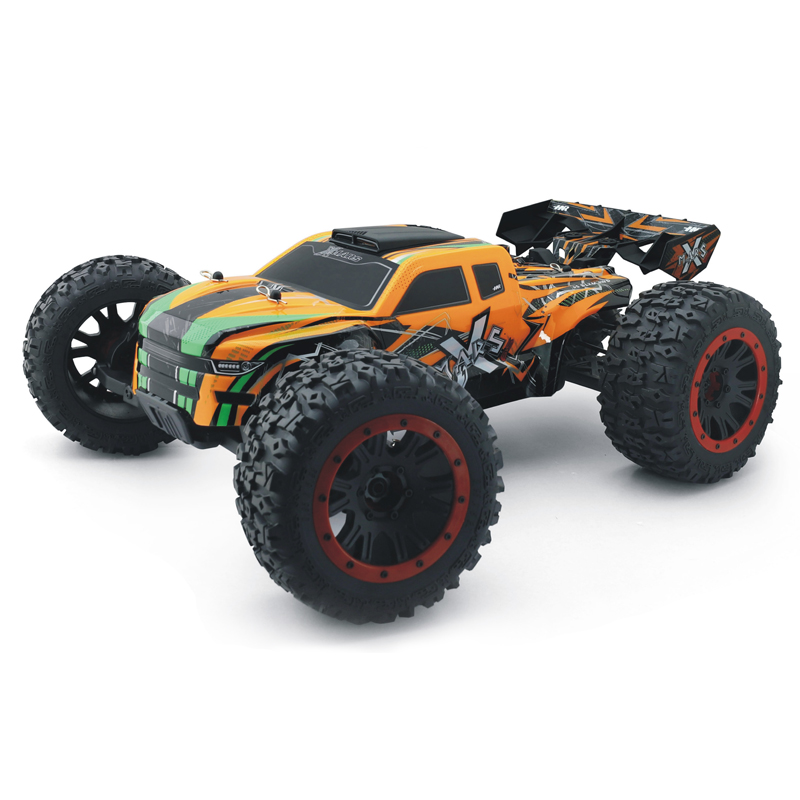 RC 1/8鸿诺HNR H9901遥控无刷四驱大脚车6S无刷越野车 暴力空翻车车模玩具车工程车 合金车 模型车 儿童玩具