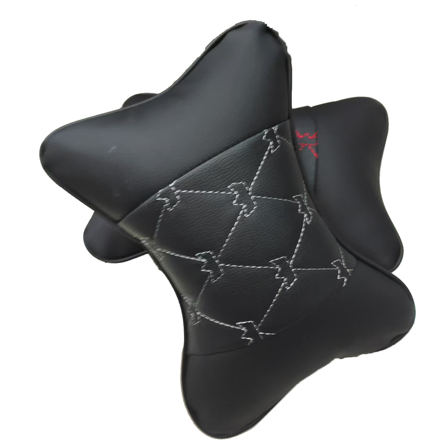 工厂批发跨境电商新款爆款套装皮革定做汽车用品 汽车头枕 汽车方向盘套车载用品汽车睡觉神器细节图