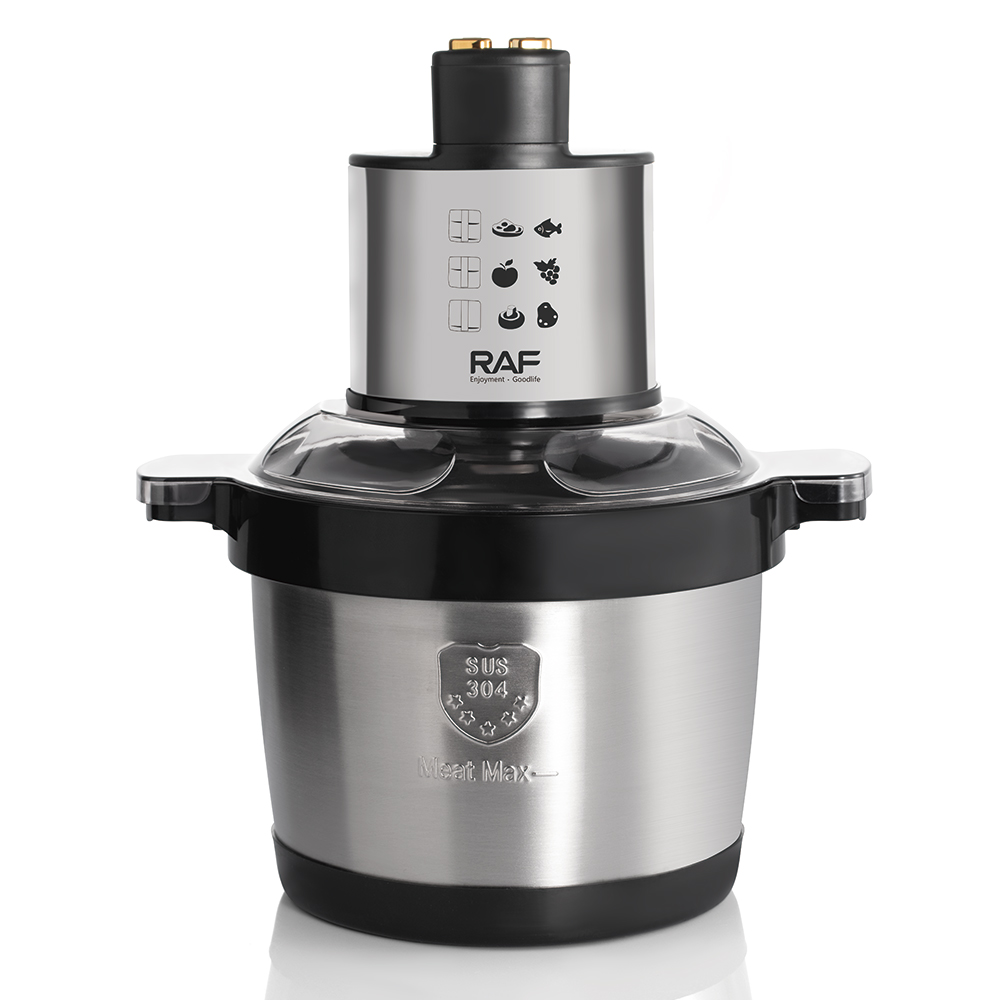 RAF European-standard multi-functional electric meat grinder, 6L large-capacity mincing machine, garlic mincing machine, meat mincing machine, cross-border household model details Picture