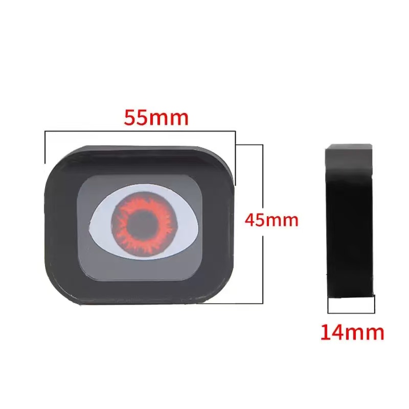Motorcycle LED devil eye rearview mirror eye decorative light blinking led light Electric vehicle external eye light Application Scenario